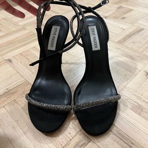 Steve Madden sparkly black heels
